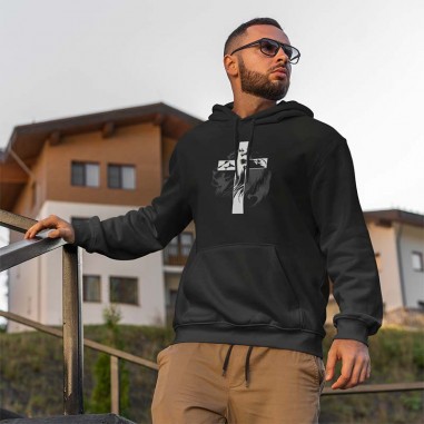 Lion Cross Hoodie