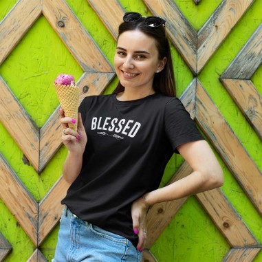 Women's Blessed Christian T-Shirt.